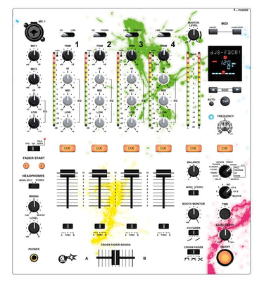 Pioneer DJ DJM 700 Skin Holi in Colors